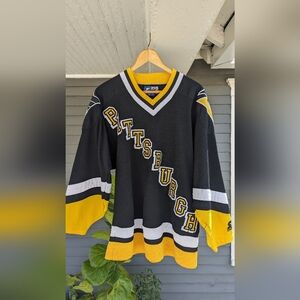 Vintage Starter Pittsburgh Penguins Hockey Jersey Large